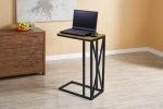 Beistelltisch Laptoptisch massiv Mango 47,5x27x67,5 cm schwarz GRANADA