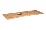  Tischplatte Baumkante Akazie Eiche 160 x 60 cm CURT