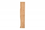 Holzplatte Arya mit echter Baumkante (einseitig), 200 x 30 cm, Akazienholz eichefarben, massiv & lackiert