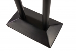 Tischgestell Bistrotische & Esstische Standfuß Doppelsäule Hoch 40x70x110 cm schwarz