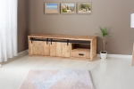 Lowboard Baumkante 160 x 45 x 50 cm Akazienholz massiv naturfarben LIAN III