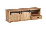 Lowboard Baumkante 160 x 45 x 50 cm Akazienholz massiv naturfarben LIAN III