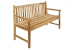 Gartenbank Teak-Holz 150 cm 3 Sitzer CARACAS