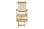 SAM® Gartenliege klappbar Teakholz Deckchair 150 cm PUCCON