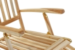 SAM® Gartenliege klappbar Teakholz Deckchair 150 cm PUCCON