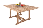 SAM® Teak Gartentisch eckig ausziehbar 120 - 170 cm x 120 cm Madera