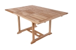 SAM® Teak Gartentisch eckig ausziehbar 120 - 170 cm x 120 cm Madera