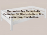 SAM® Sicherheits Umrandung Geländer für Kinderbett weiß Kiefer