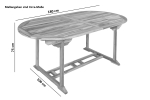 SAM® TEAK Gartentisch ausziehbar Teakholz 180 - 240 cm ARUBA