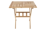 Balkontisch klappbar Teak Holz 80 x 80 cm SAMO