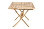 Balkontisch klappbar Teak Holz 80 x 80 cm SAMO