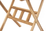 Balkontisch klappbar Teak Holz 80 x 80 cm SAMO