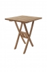 SAM® Balkonmöbel Set 3tlg Teak Klapptisch 60 x 60 cm SQUARE/MALLORCA