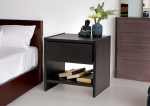 Nachttisch Holz Nachtkonsole Buche wenge 40 x 33 cm CAMPINO