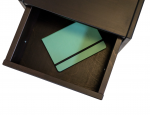 Nachttisch Holz Nachtkonsole Buche wenge 40 x 33 cm CAMPINO