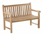 SAM® Gartenbank Teak-Holz 120 cm 2 Sitzer JAVA