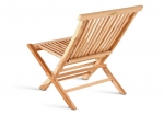 Balkonmöbel Set 3tlg Teak Klapptisch rund 60 cm ROMARIO/MENORCA