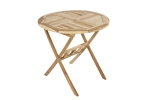 Balkontisch Teak rund klappbar 80 x 80 cm RONDO