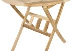 Balkontisch Teak rund klappbar 80 x 80 cm RONDO