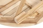 Balkontisch Teak rund klappbar 80 x 80 cm RONDO