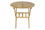 Balkontisch Teak rund klappbar 80 x 80 cm RONDO
