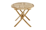 Balkontisch Teak rund klappbar 80 x 80 cm RONDO