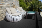 Terrassenfliesen WPC anthrazit 2 m ² Stecksystem 22 Stück Roma