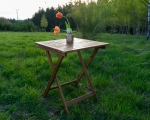 Balkontisch Akazie 60 x 60 cm klappbar BLOOM