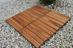 SAM® Holzfliesen Set 33 Stück = 3 m ² Akazie Modell 01