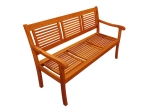 SAM® Gartenbank Akazie 150 cm 3-Sitzer Sitzbank CORUNA