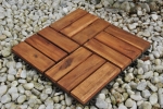 SAM® Holzfliesen Set 44 Stück = 4 m ² Akazie Modell 02