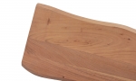 SAM® Sitzbank Baumkante 220 cm natur massiv Akazie silber