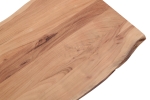 Tischplatte Baumkante Akazie Natur 180 x 90 cm NOAH