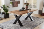 SAM® Edler Esszimmertisch Mangoholz massiv naturfarben 180x90 cm MANILO