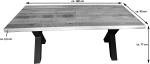 SAM® Edler Esszimmertisch Mangoholz massiv naturfarben 180x90 cm MANILO