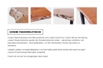 SAM® Esstisch Baumkante Akazie nuss 180(280)x90 Ansteckplatten schwarz ADINA