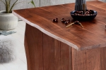  Trendiger Esszimmertisch 140 cm Akazie massiv nussbaumfarben Henry