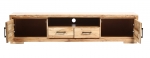 Lowboard TV-Schrank 205 x 50 x 45 cm Akazienholz naturfarben SARAH