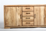 Sideboard 176 cm Akazienholz naturfarben SARAH