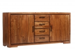 Sideboard 176 cm Akazienholz nussbaumfarben SARAH