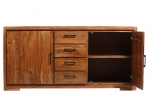 Sideboard 176 cm Akazienholz nussbaumfarben SARAH