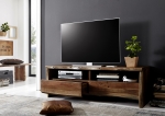 Lowboard TV-Schrank 151 x 50 x 45 cm Akazienholz nussbaumfarben NILS I