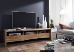 Lowboard TV-Schrank 191 x 50 x 45 cm Akazienholz naturfarben NILS II