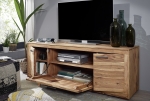 Lowboard TV-Schrank 178 x 62,5 x 46 cm Akazienholz naturfarben NORA III