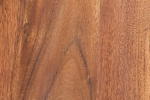 Esstisch Baumkante massiv Akazie nougatfarben 80 x 80 cm silber LAURINA