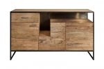 Sideboard Kommode 175 x 85 x 45 cm Akazienholz stonefarben SYDNEY