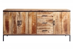 Sideboard Kommode 180 x 80 x 40 cm Mangoholz massiv ARTA