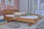 Balkenbett Massivholzbett 180x200 cm Fichte honigfarben SELMA