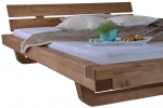 Balkenbett Massivholzbett 180x200 cm Fichte honigfarben SELMA