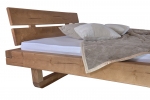 Balkenbett Massivholzbett 180x200 cm Fichte honigfarben SELMA